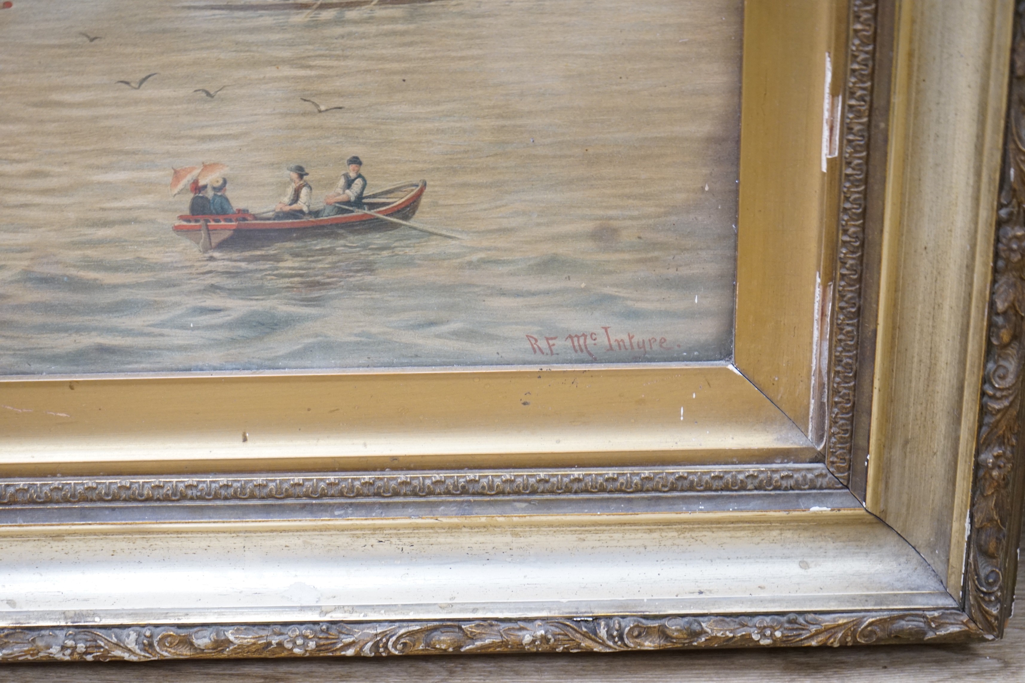 Robert Finlay McIntyre (1846-1906), chromolithograph, 'Brighton, Queen of the South', 49 x 76cm